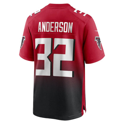 A.Falcons #32 Jamal Anderson Red Retired Player Alternate Game Jersey Stitched American Football Jerseys