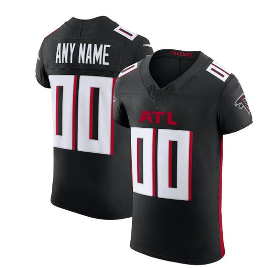 Custom A.Falcons  Black Vapor F.U.S.E. Elite Jersey Stitched American Football Jerseys