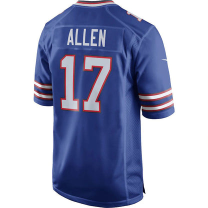 Buffalo  Bills #17 Josh Allen Royal Game Player Jersey Football Stitched American Jerseys