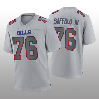 Buffalo  Bills #76 Rodger Saffold III Gray Atmosphere Game Jersey Football Stitched American Jerseys