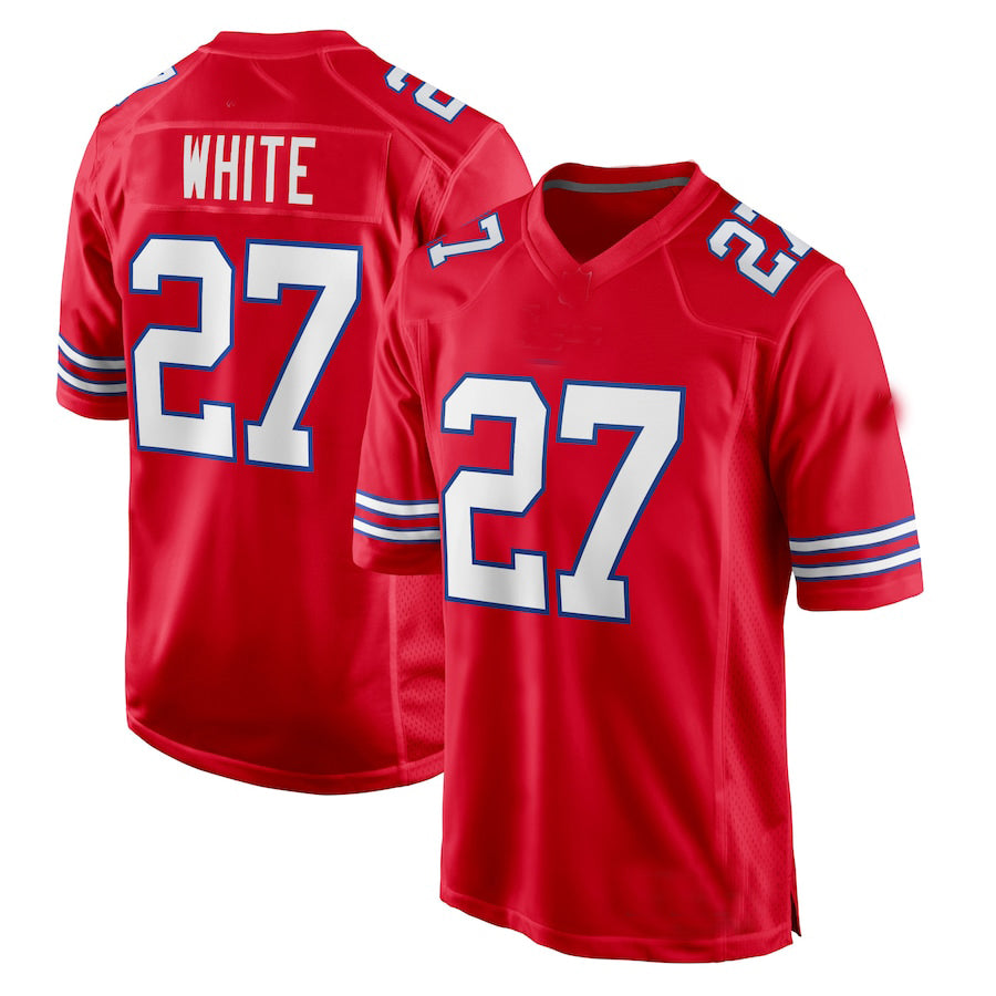 Buffalo  Bills #27 Tre'Davious White Red Game Player Jersey Football Stitched American Jerseys