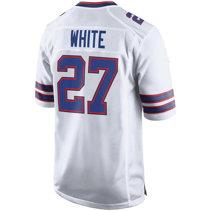 Buffalo  Bills #27 Tre'Davious White White Game Player Jersey Football Stitched American Jerseys