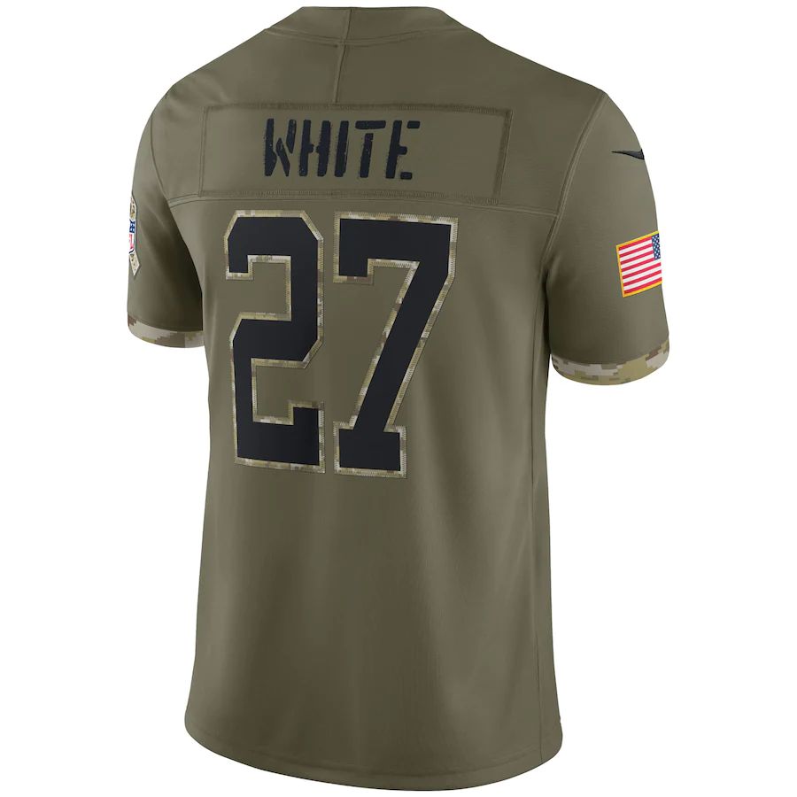 Buffalo  Bills #27 Tre'Davious White Olive 2022 Salute To Service Limited Jersey Football Stitched American Jerseys