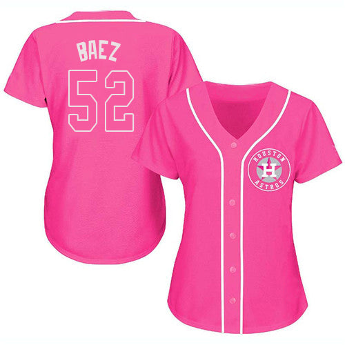 Baseball Jersey Houston Astros Pedro Baez Pink Fashion Stitched Jerseys