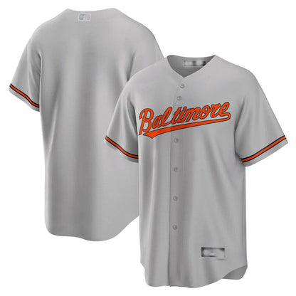 Baltimore Orioles Gray Road Replica Team Jersey Baseball Jerseys