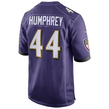 Baltimore Ravens #44 Marlon Humphrey Purple Player Game Jersey Stitched American Football Jerseys