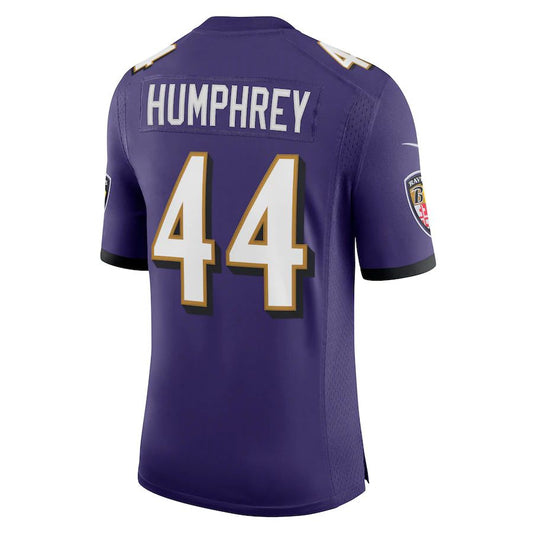 Baltimore Ravens #44 Marlon Humphrey Purple Vapor Limited Jersey Stitched American Football Jerseys