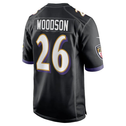 Baltimore Ravens #26 Rod Woodson Black Retired Player Jersey Stitched American Football Jerseys