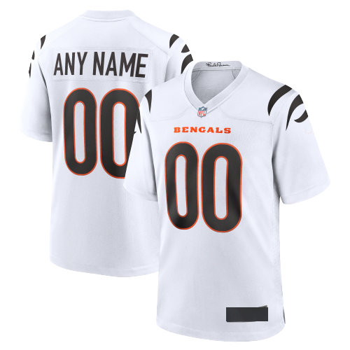 Cincinnati Bengals Away White Team Jersey