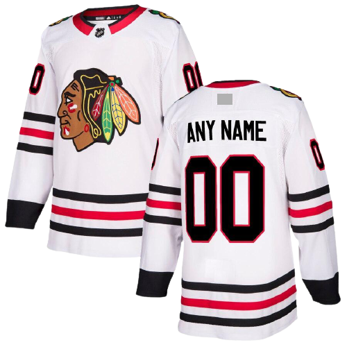 Chicago Blackhawks Away White Team Jersey