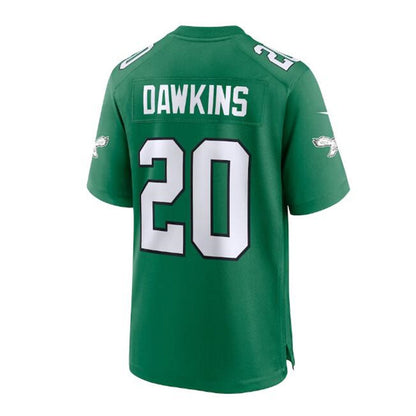 Philadelphia Eagles #20 Brian Dawkins Alternate Retired Player Game Jersey - Kelly Green  Stitched American Football Jerseys