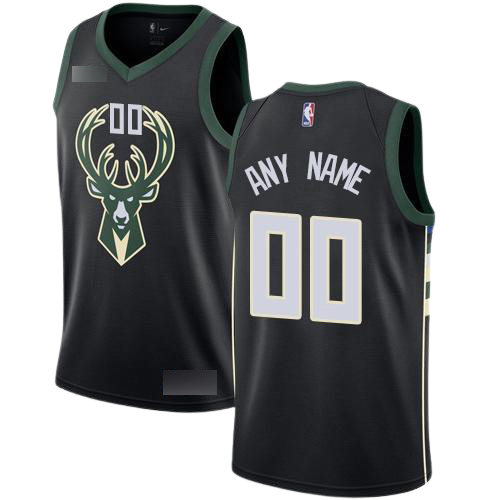 Milwaukee Bucks Black Current Statement Edition Jersey