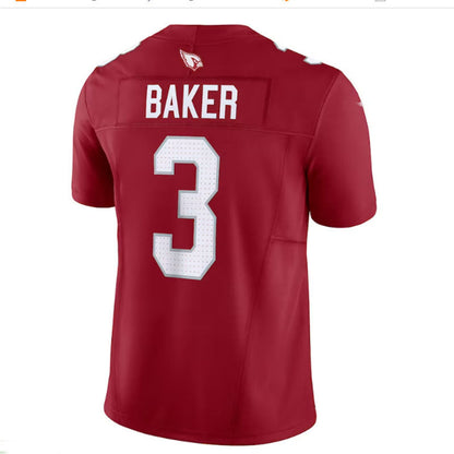 Arizona Cardinal #3 Budda Baker Vapor F.U.S.E. Limited Jersey - Cardinal Stitched American Football Jerseys