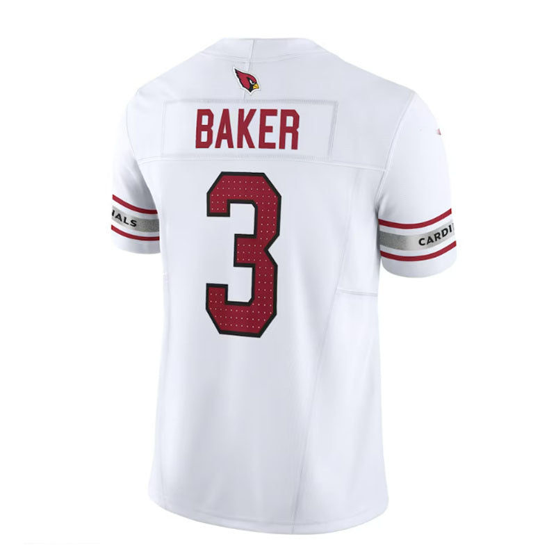 Arizona Cardinal #3 Budda Baker Vapor F.U.S.E. Limited Jersey - White Stitched American Football Jerseys