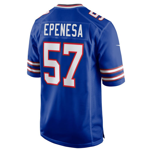 Buffalo  Bills #57 A.J. Epenesa Royal Game Player Jersey Stitched American Football Jerseys