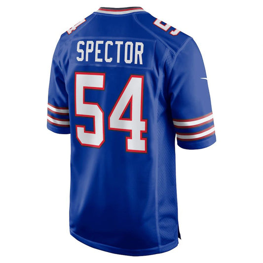 Buffalo  Bills #54 Baylon Spector Royal Game Jersey Stitched American Football Jerseys