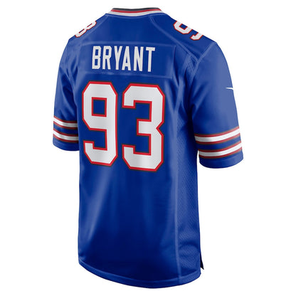 Buffalo  Bills #93 Brandin Bryant Royal Game Jersey Stitched American Football Jerseys