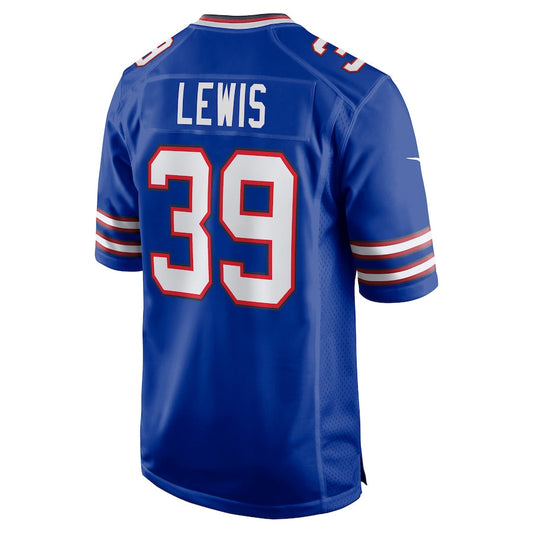 Buffalo  Bills #39 Cam Lewis Royal Player Game Jersey Stitched American Football Jerseys