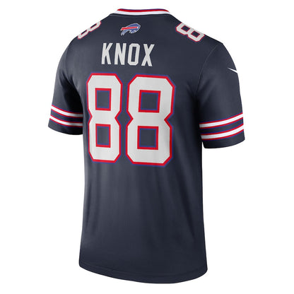 Buffalo  Bills #88 Dawson Knox Navy Inverted Legend Jersey Stitched American Football Jerseys