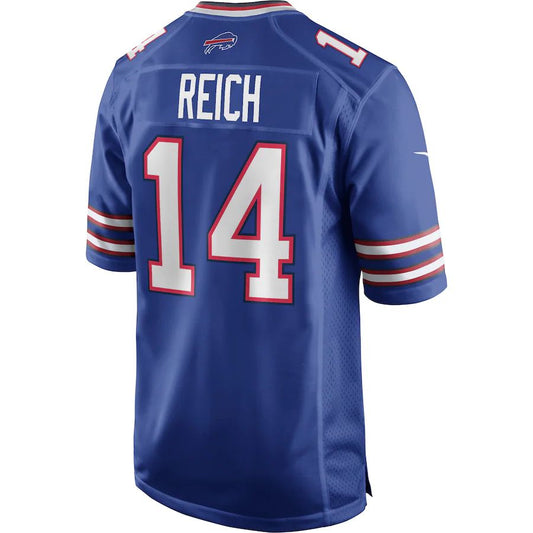 Buffalo  Bills #14 Frank Reich Royal Game Retired Player Jersey American Stitched Football Jerseys