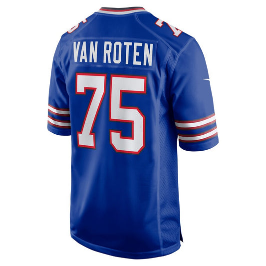 Buffalo  Bills #75 Greg Van Roten Royal Game Player Jersey American Stitched Football Jerseys