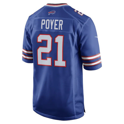 Buffalo  Bills #21 Jordan Poyer Royal Team Game Jersey American Stitched Football Jerseys