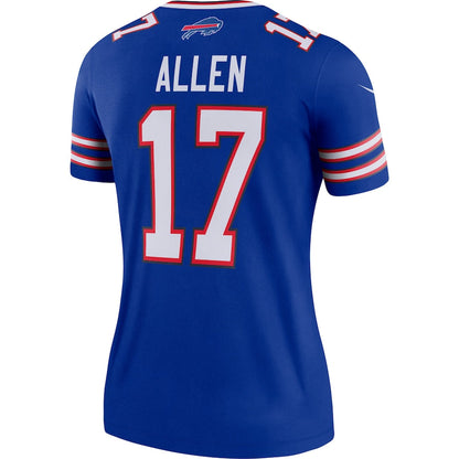 Buffalo  Bills #17 Josh Allen Royal Legend Team Jersey American Stitched Football Jerseys