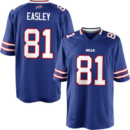 Buffalo  Bills #81 Marcus Easley Team Color Game Jersey American Stitched Football Jerseys