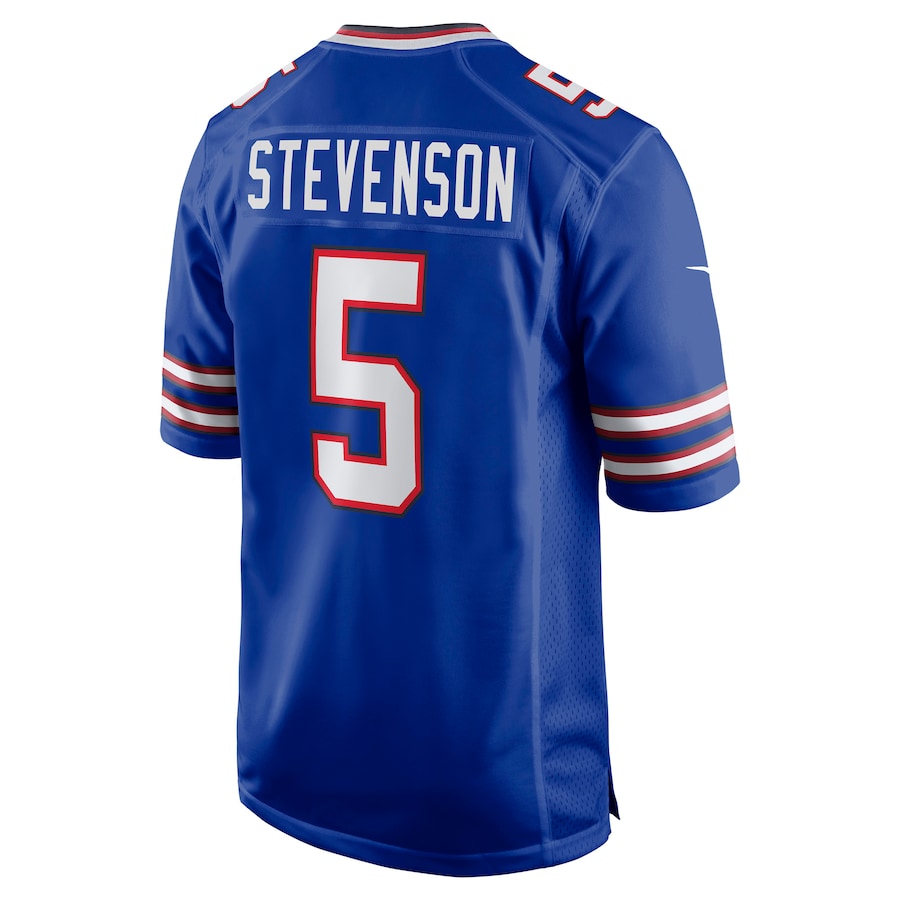 Buffalo  Bills #5 Marquez Stevenson Royal Game Player Jersey American Stitched Football Jerseys