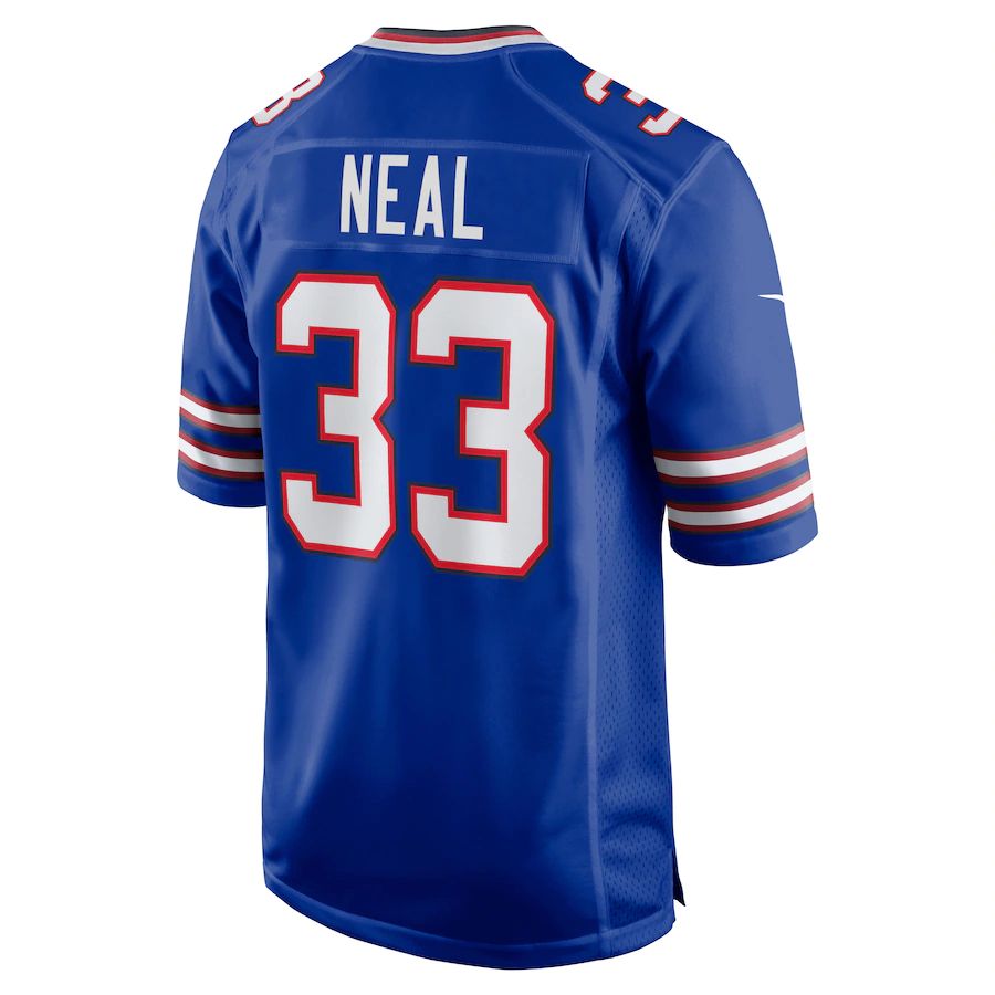 Buffalo  Bills #33 Siran Neal Royal Game Player Jersey American Stitched Football Jerseys