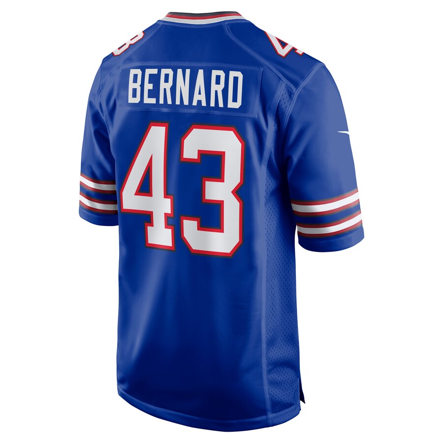 Buffalo  Bills #43 Terrel Bernard Royal Game Player Jersey American Stitched Football Jerseys