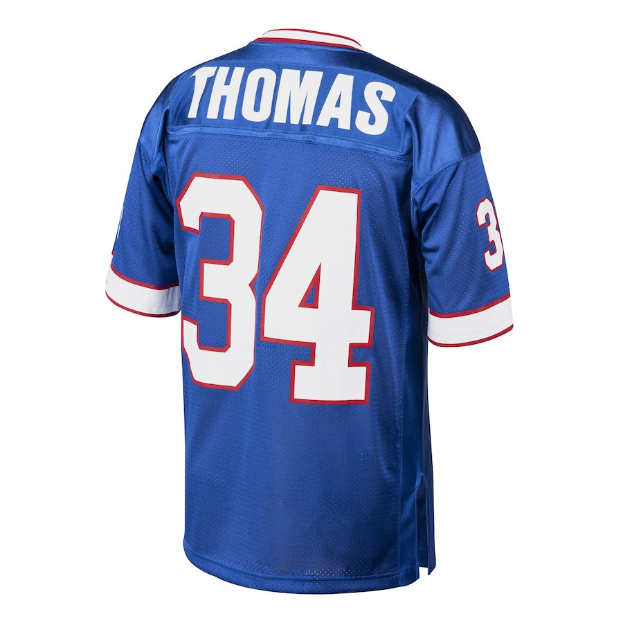 Buffalo  Bills #34 Thurman Thomas Mitchell & Ness Royal 1994 Authentic Throwback Retired Player Jersey American Stitched Football Jerseys