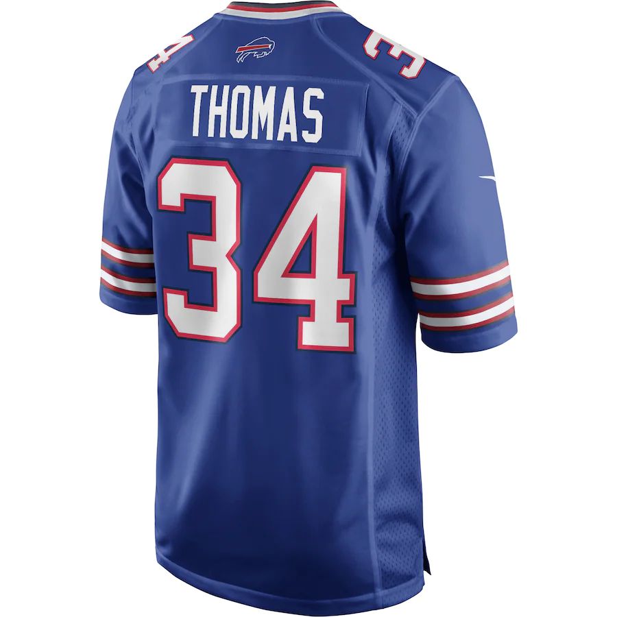 Buffalo  Bills #34 Thurman Thomas Royal Game Retired Player Jersey American Stitched Football Jerseys