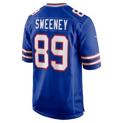 Buffalo  Bills #89 Tommy Sweeney Royal Game Player Jersey American Stitched Football Jerseys