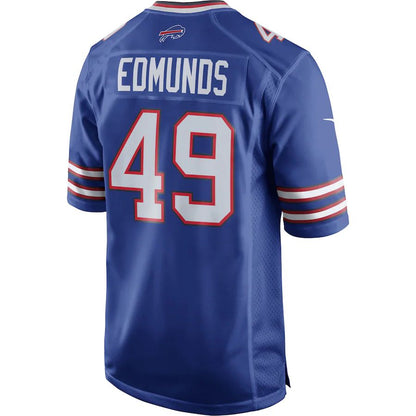 Buffalo  Bills #49 Tremaine Edmunds Royal Game Player Jersey American Stitched Football Jerseys