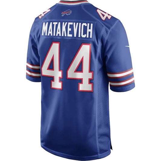 Buffalo  Bills #44 Tyler Matakevich Royal Game Player Jersey American Stitched Football Jerseys