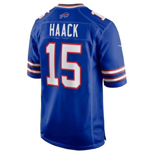 Buffalo  Bills #15 Matt Haack Game Jersey - Royal Football Jerseys