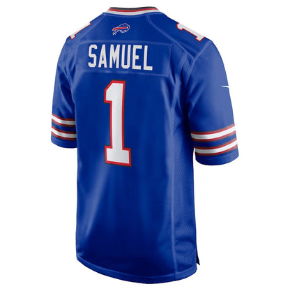 Buffalo  Bills #1 Curtis Samuel Game Jersey - Royal Football Jerseys