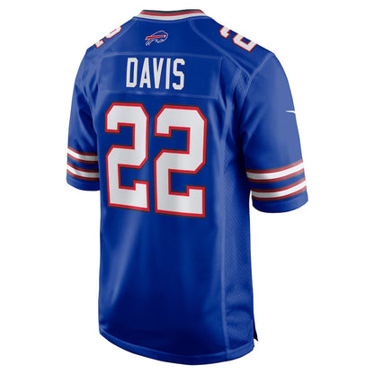 Buffalo  Bills #22 Ray Davis Game Jersey - Royal Football Jerseys