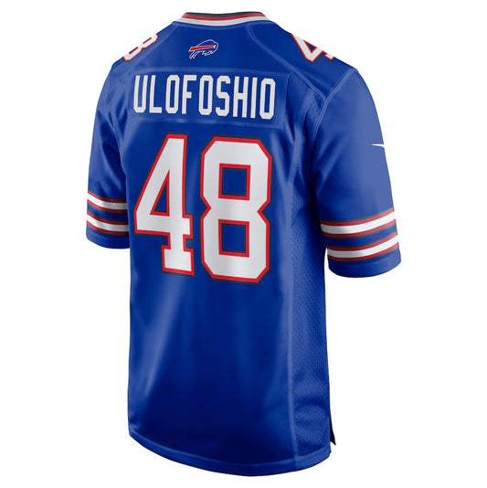 Buffalo  Bills #48 Edefuan Ulofoshio Game Jersey - Royal Football Jerseys