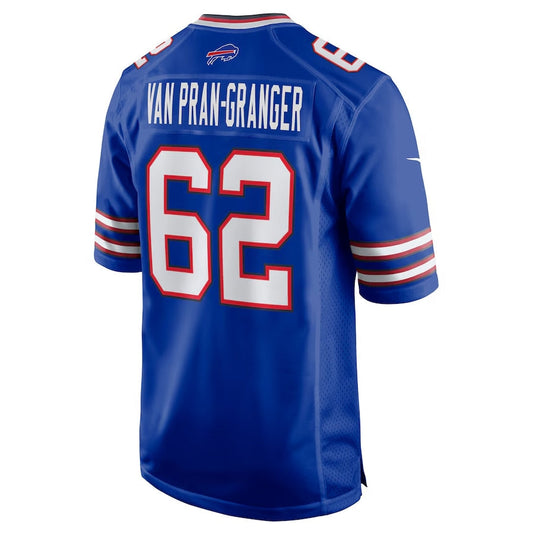 Buffalo  Bills #62 Sedrick Van Pran-Granger Game Jersey - Royal Football Jerseys