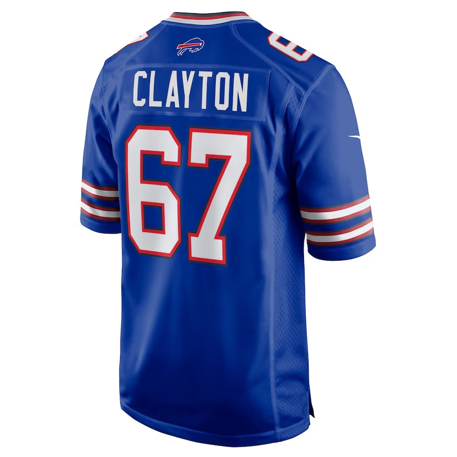 Buffalo  Bills #67 Travis Clayton Game Jersey - Royal Football Jerseys