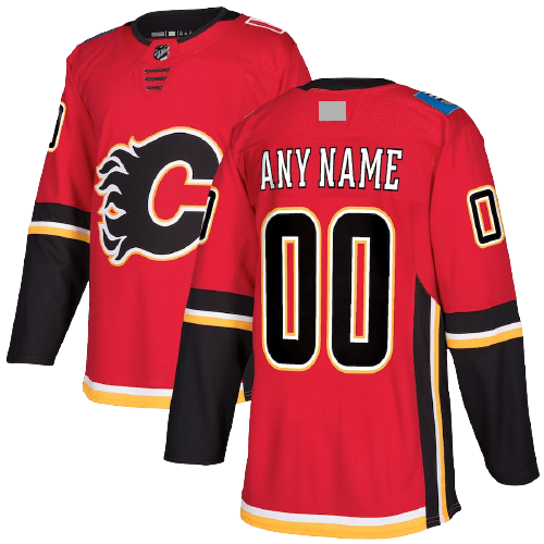 Calgary Flames Home Red Team Jersey