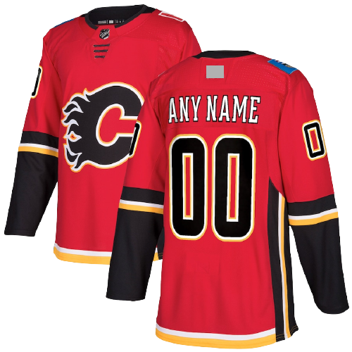 Calgary Flames Home Red Team Jersey