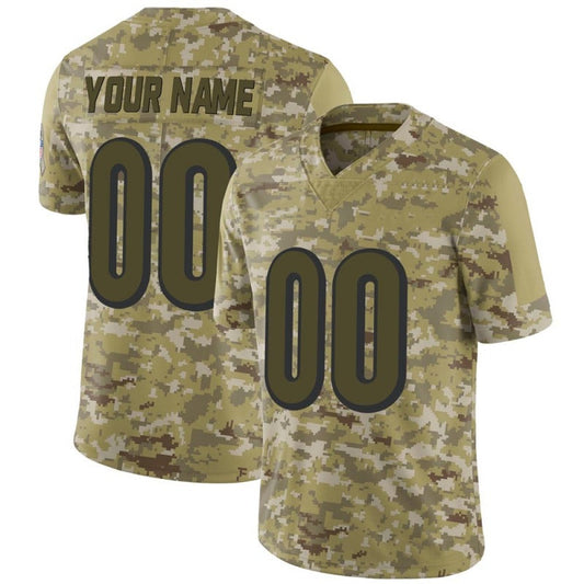 Custom Cincinnati Bengals Camo Limited 2022 Salute To Service Football Jerseys