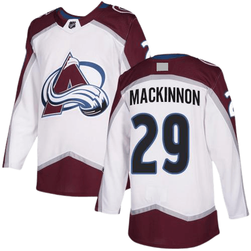 Colorado Avalanche Away White Team Jersey