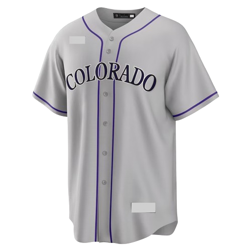 Colorado Rockies Gray Road Team Jersey