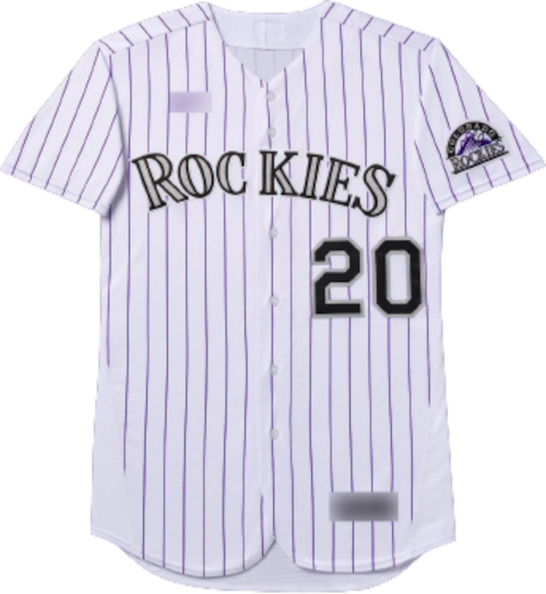 Colorado Rockies White Jersey