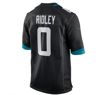 J.Jaguars #0 Calvin Ridley Game Jersey - Black Stitched American Football Jerseys