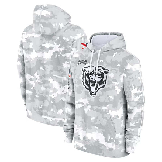 C.Bears 2024 Salute To Service Club Pullover Hoodie Cheap sale Birthday and Christmas gifts Stitched American Football Jerseys